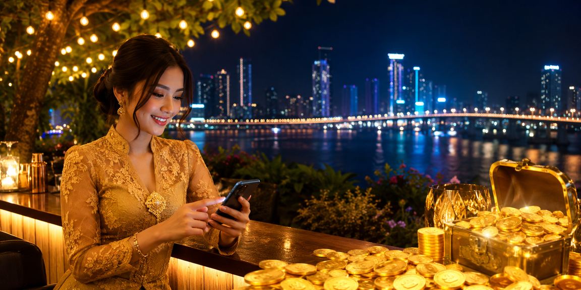 Pengguna Malaysia di Johor memasang aplikasi kasino 710 pada telefon Android