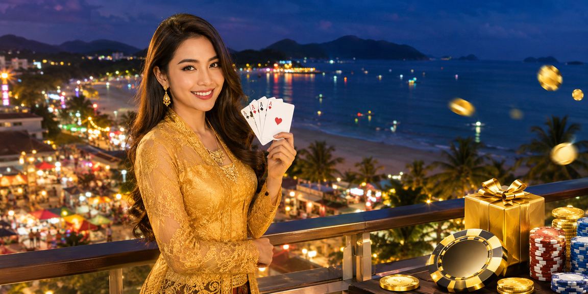 Permainan poker bergaya di Langkawi pada platform 710